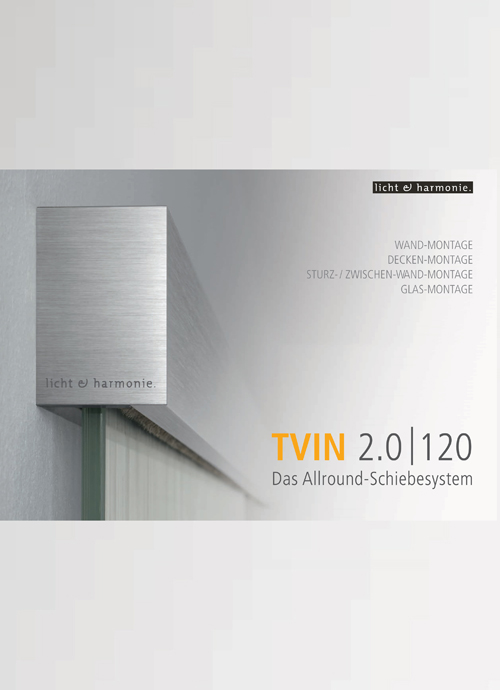 TVIN 2.0 sliding system catalogue